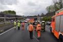 VU Auffahrunfall A 3 Rich Oberhausen kurz vor AS Koeln Dellbrueck P132